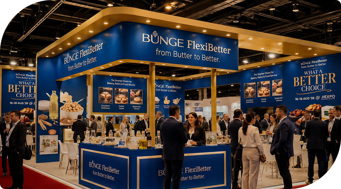 Bunge FlexiBetter Exhibition Booth at Food Ingredients Asia Indonesia 2026